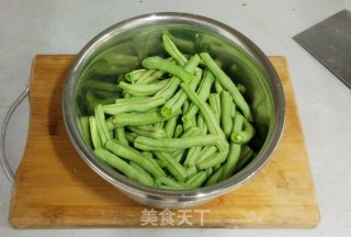 快手小炒-干煸四季豆的做法步骤：1