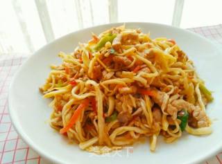 茭白炒肉丝的做法步骤：17