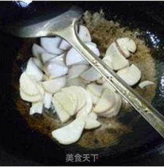杏鲍菇炒生菜的做法步骤：7