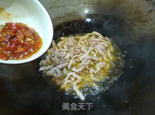 蒜苔炒肉丝的做法步骤：9