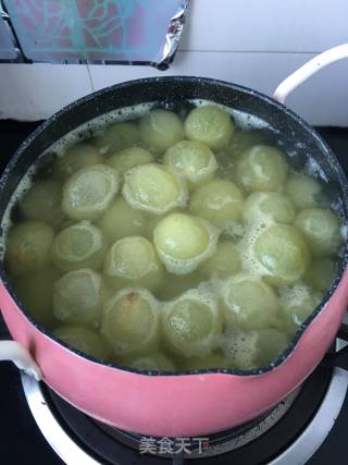 “自制零食”葡萄罐头的做法步骤：7
