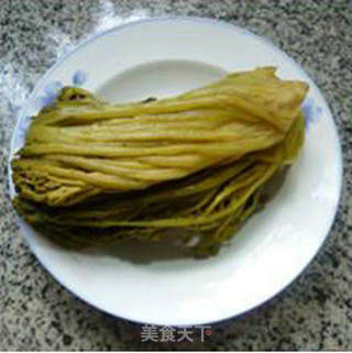 香蒜雪菜的做法步骤：1