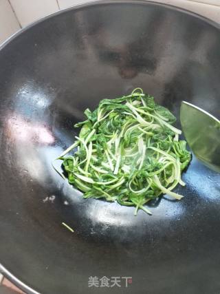蒜蓉白菜苗的做法步骤：3