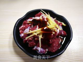 紫苏牛肉的做法步骤：3