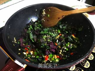 紫苏牛肉的做法步骤：8