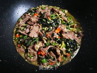 紫苏牛肉的做法步骤：13
