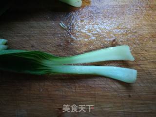 香菇油菜的做法步骤：4