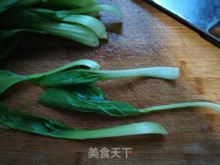 香菇油菜的做法步骤：5