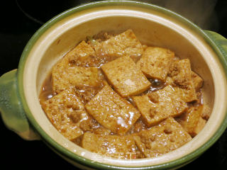 砂煲肉末焖豆腐的做法步骤：6