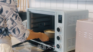 焦糖布丁蛋糕【初味日记】的做法步骤：13