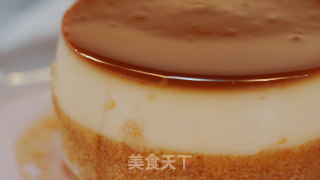 焦糖布丁蛋糕【初味日记】的做法步骤：15