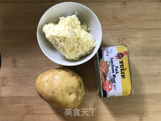 土豆泥芝士卷的做法步骤：1