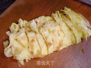 苦瓜肉片炒面的做法步骤：2