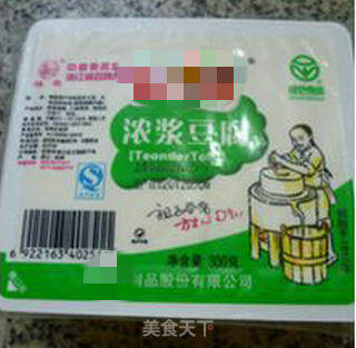 香菇茭白豆腐的做法步骤：3