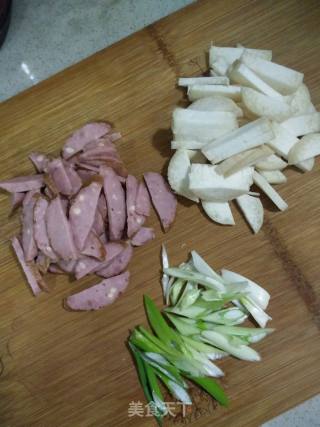 杏鲍菇炒荷兰豆的做法步骤：3