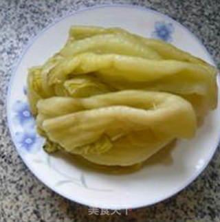 香干炒酸菜梗的做法步骤：1