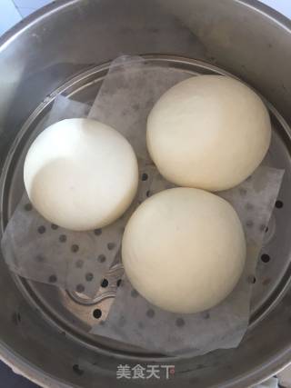 广式奶香松软馒头的做法步骤：2