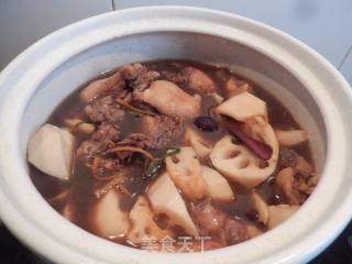 砂锅莲藕炖鸭肉的做法步骤：6