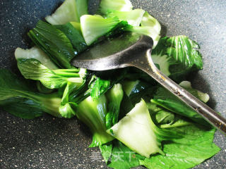 冻豆腐烧青菜的做法步骤：3