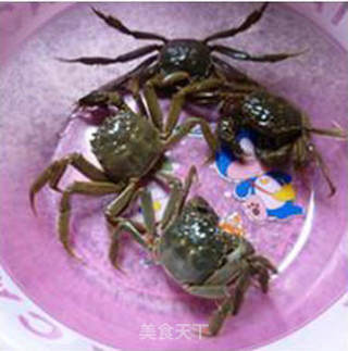 炒毛蟹的做法步骤：1