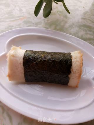 海苔吐司卷的做法步骤：4