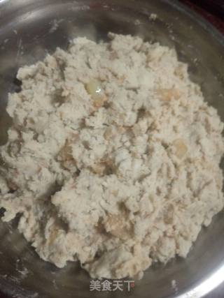 香芋虾仁煎的做法步骤：4
