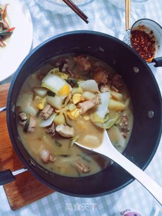 板栗炖鸡(焚忧菜谱)的做法步骤：4