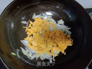 大葱炒鸡蛋的做法步骤：6