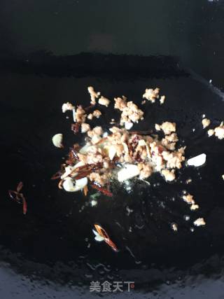 肉碎炒四季豆的做法步骤：4