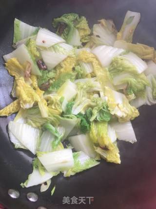 醋溜娃娃菜的做法步骤：6