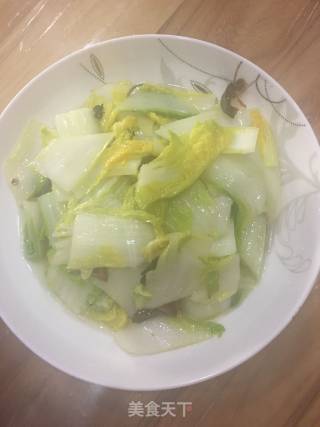 醋溜娃娃菜的做法步骤：8