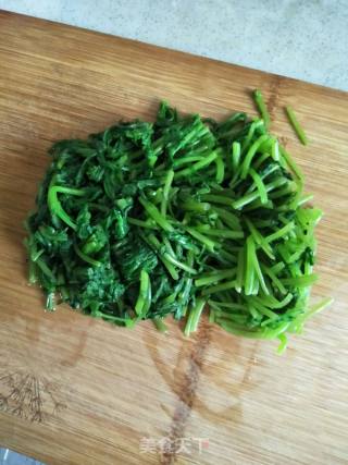 炒茼蒿的做法步骤：6