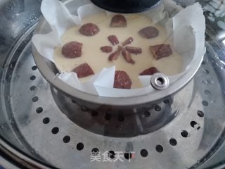 红糖红枣发糕的做法步骤：7