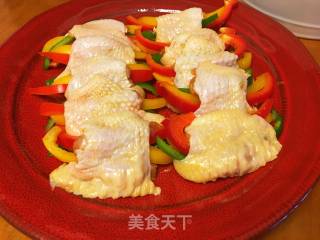 杂蔬无骨鸡中翼的做法步骤：3