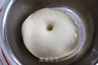 蛋糕夹心面包的做法步骤：4