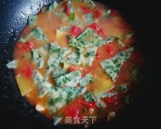 手擀韭菜面片的做法步骤：15