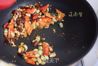 辣椒炒猪肝的做法步骤：7