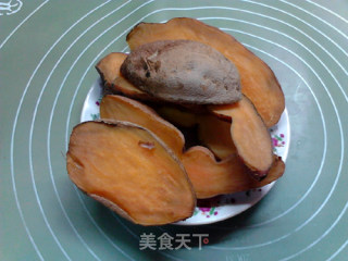 黏软红薯糯米饼的做法步骤：3