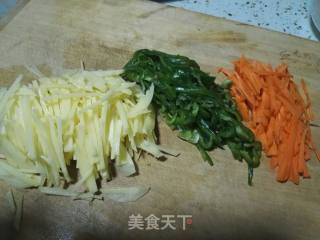 素炒三丝的做法步骤：2