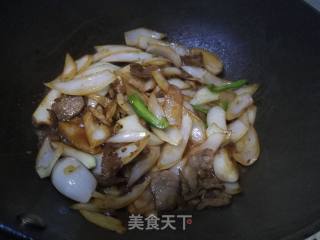 洋葱炒肉片的做法步骤：7