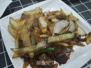 洋葱炒肉片的做法步骤：8