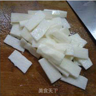 青红椒炒山药的做法步骤：6
