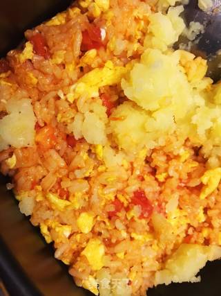 芝士焗饭的做法步骤：3