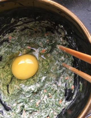野葱蛋饼的做法步骤：11