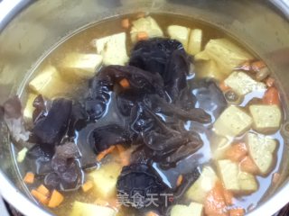 咖喱豆腐汤的做法步骤：7