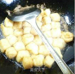 大蒜炒小油豆腐的做法步骤：6