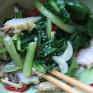 鲍鱼拌油菠菜的做法步骤：12