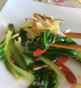 鲍鱼拌油菠菜的做法步骤：15