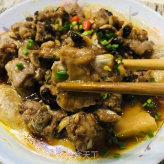 芋头蒸排骨的做法步骤：11