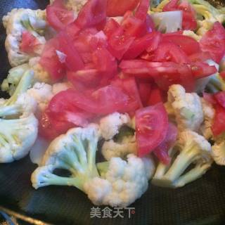 茄汁菜花的做法步骤：6